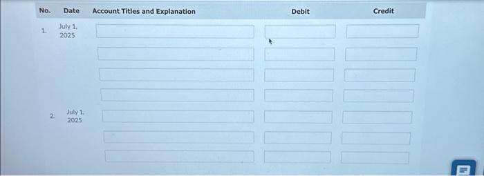 two sales. 1. 2. It sold land having a fair value of