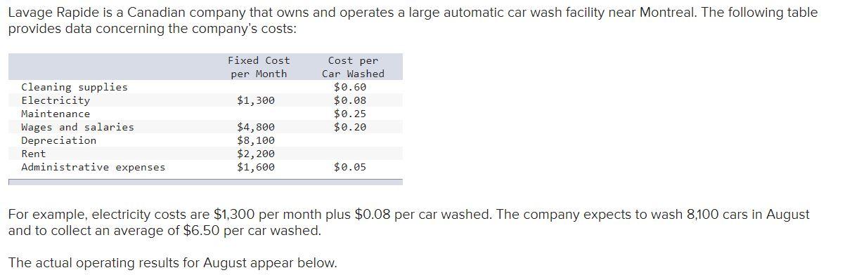 a Canadian company that owns and operates a large automatic car wash