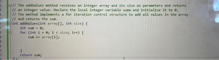 =includeciostreams Hincludeccstdlib) uincludecctime? using nanespace std; void setvalues(int array[], int size);. If