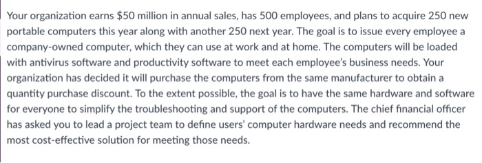  1. Which classes of portable computers could meet the needs of