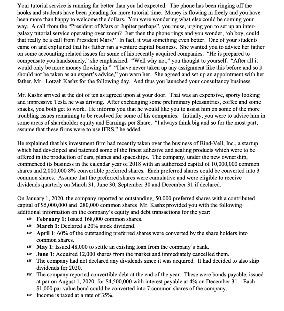 Your tutorial service is running far better than you hd expected.