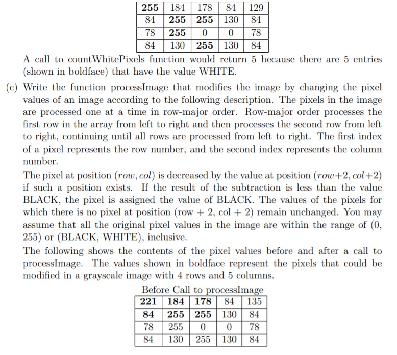 Program: Codeblocks C++ //Global variables const int BLACK = 0; const int