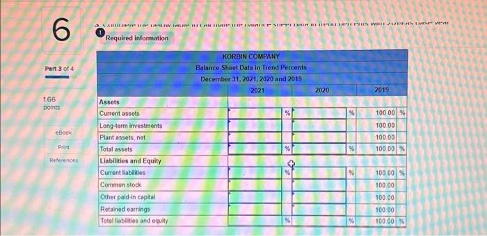 answers to 2 decimal places. (1) Required information