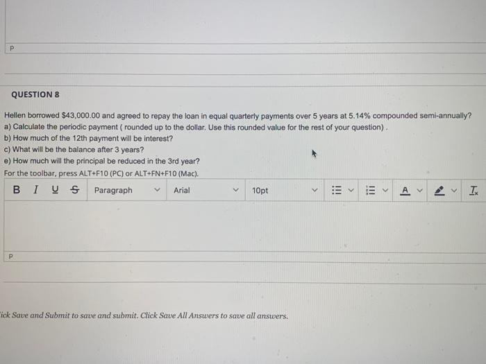 I need answer immediately thank you I need formulas and calculations P