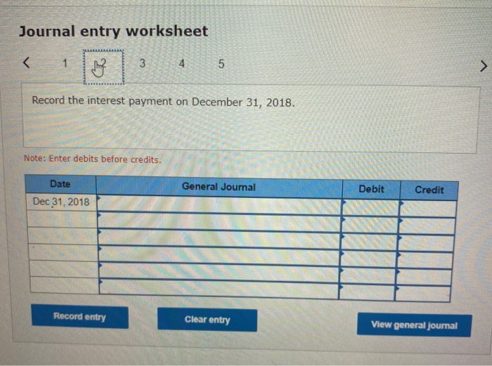 paid annually on December 31, and a maturity date of December 31,