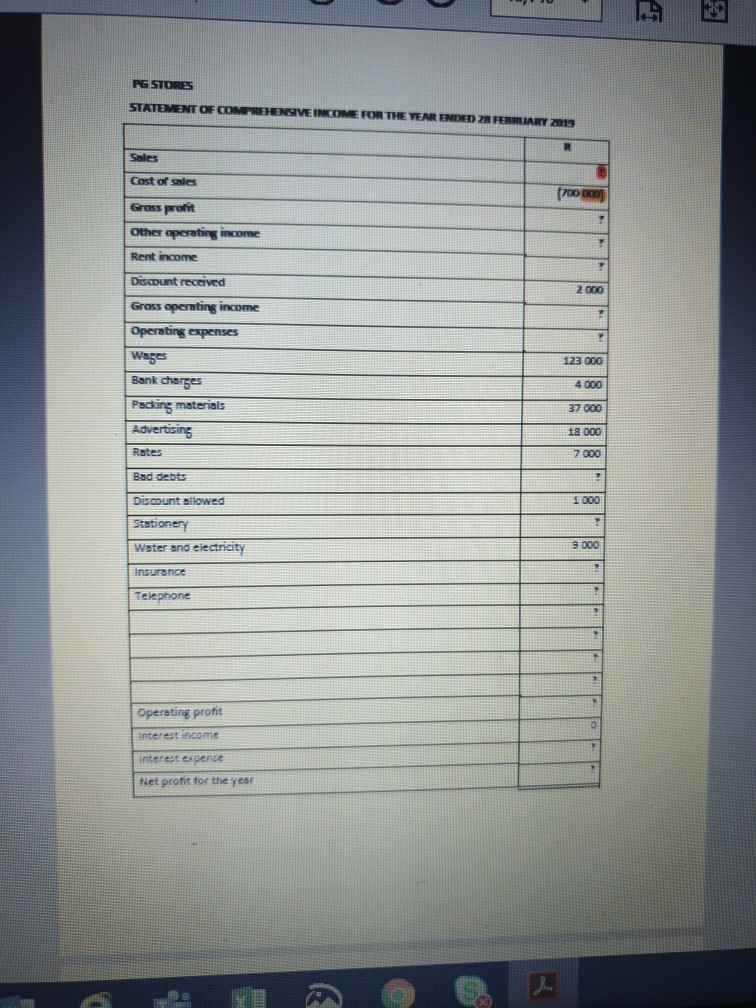 posting this question for a 3rd time. thanks please also include calculations