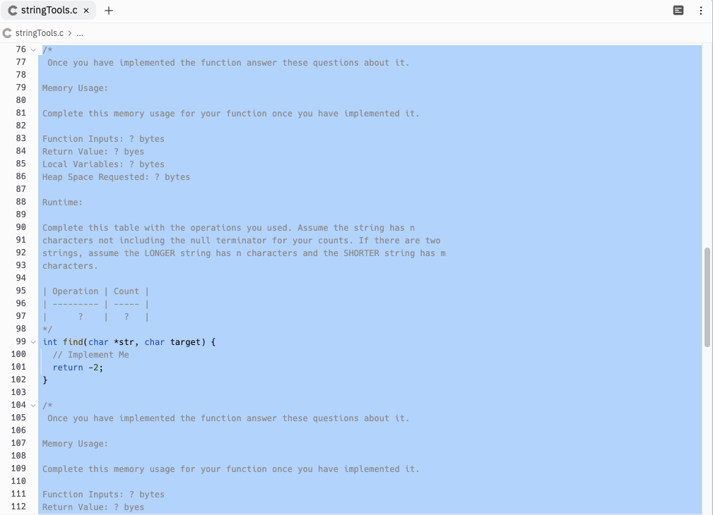 Instructions The goal of this assignment is to understand the runtime and