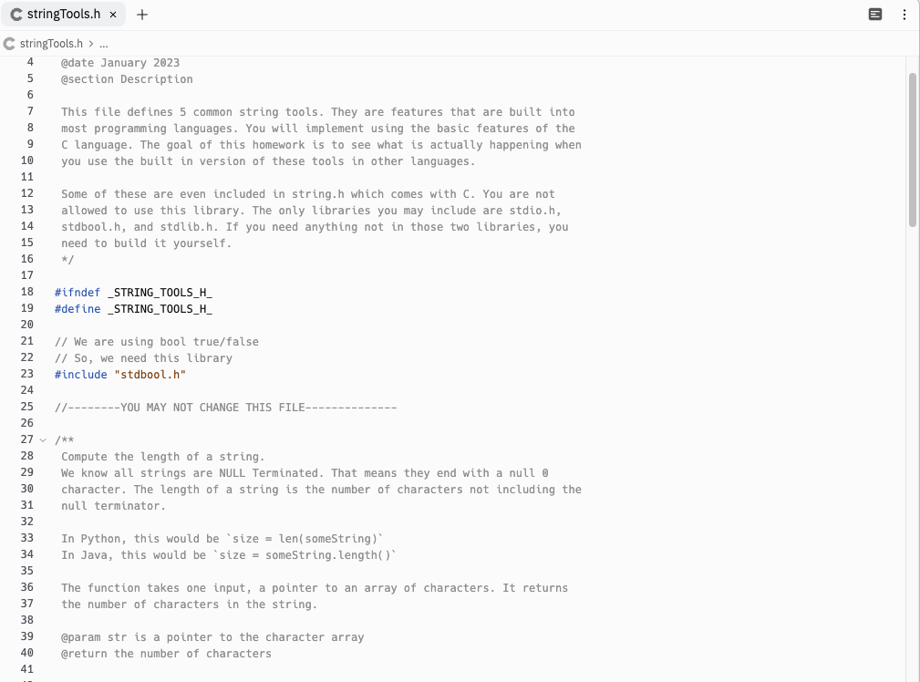 into almost every high level language. You are going to implement them