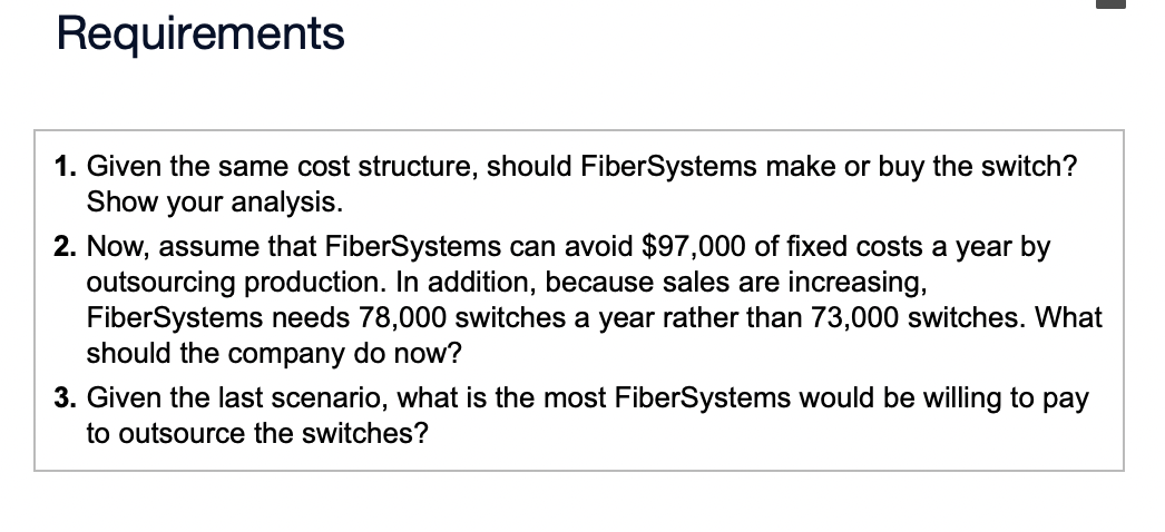 73,000 units last year: (Click the icon to view the manufacturing costs.)