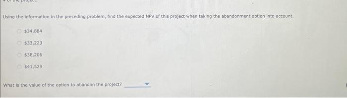 investment of $5,000, The base-case cash flows for this project are profected