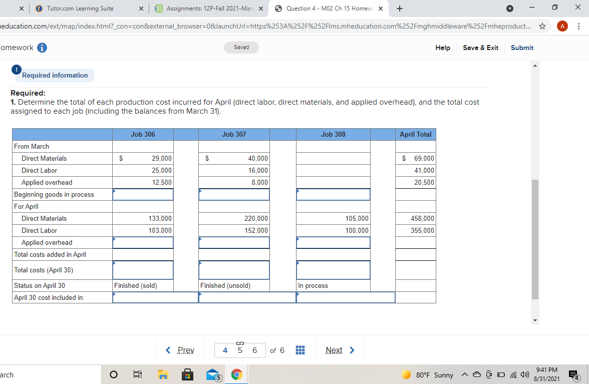 - M02 Ch 15 Homewe x + o tion.com/ext/map/index.html?_con=con&external_browser=0&launchUrl=https%253A%252F%252Flms.mheducation.com%252Fmghmiddleware%252Fmheproduct... : work i