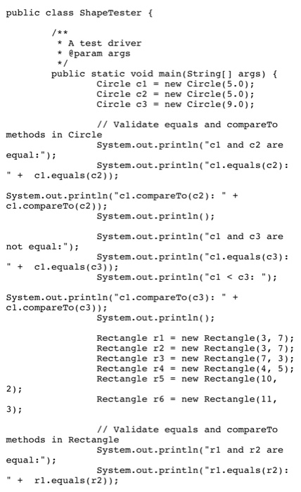 the new class. 2. Test your class with the use ProperName file