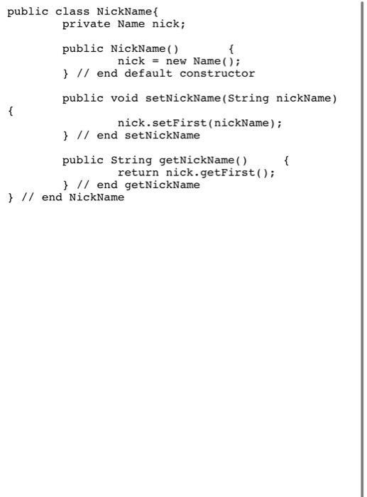 for this lab assignment Part 2 1. The class Circle implements the