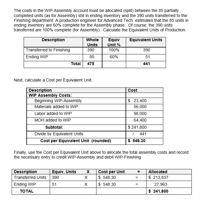 See circle on the printed exercise. d) Exercise 2: After ALL of