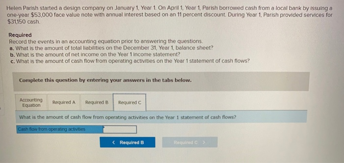 on an 11 percent discount Duning Year 1 Parish provided services for