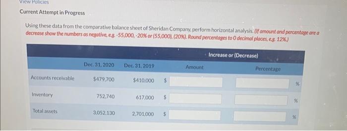  Current Attempt in Progress Using these data from the comparative balance