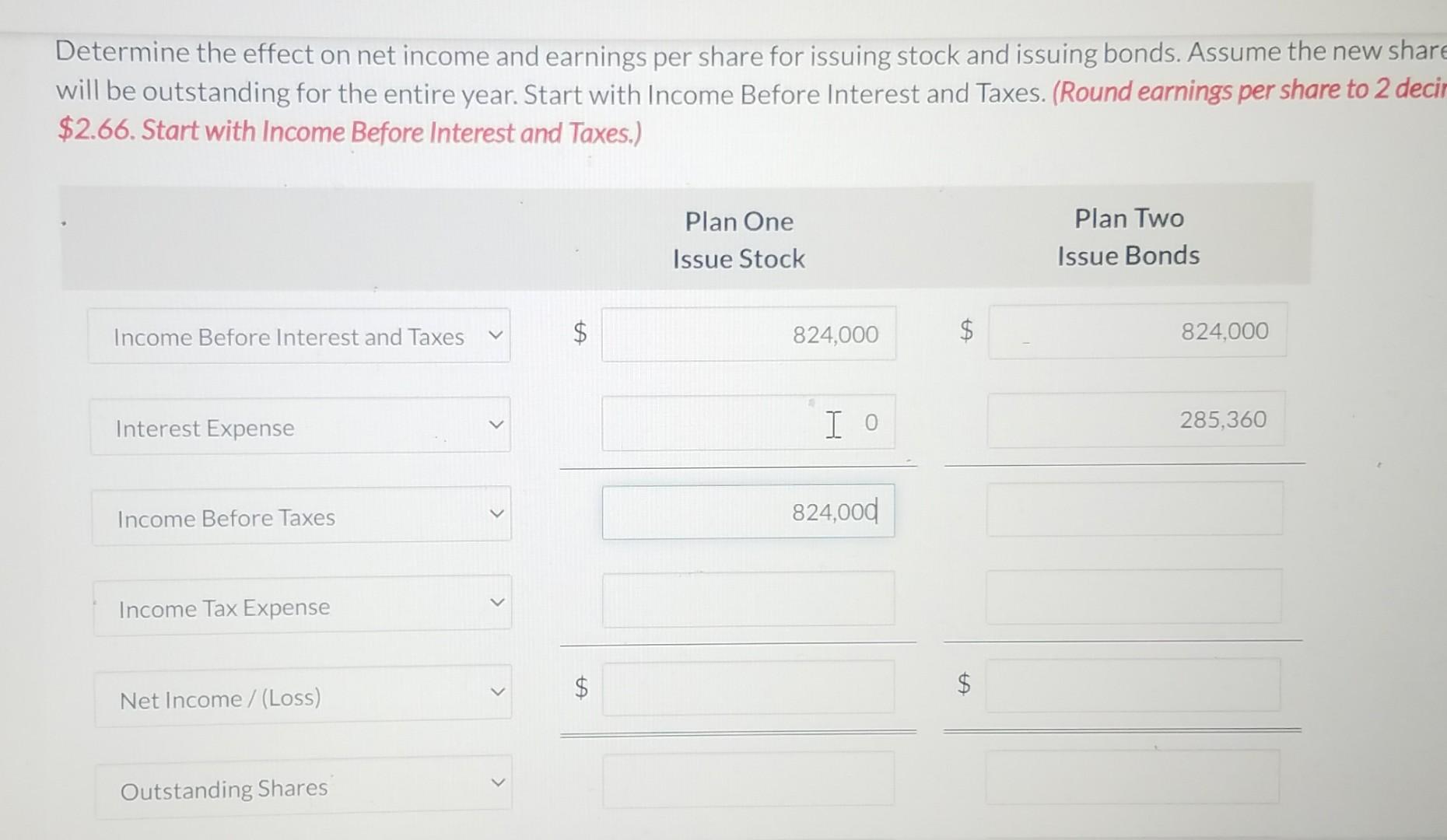  Current Attempt in Progress Ivanhoe Company is considering these two alternatives