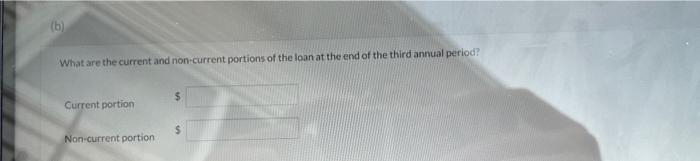 Current portion Non-current portion