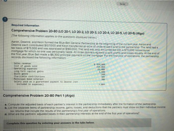 and Deanne each contributed $107.000 and Keon transferred an acre of undeveloped