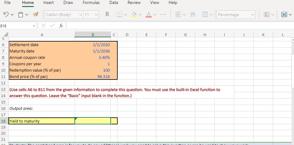 File Home a Insert Draw Formulas v 11 Data Review View Help