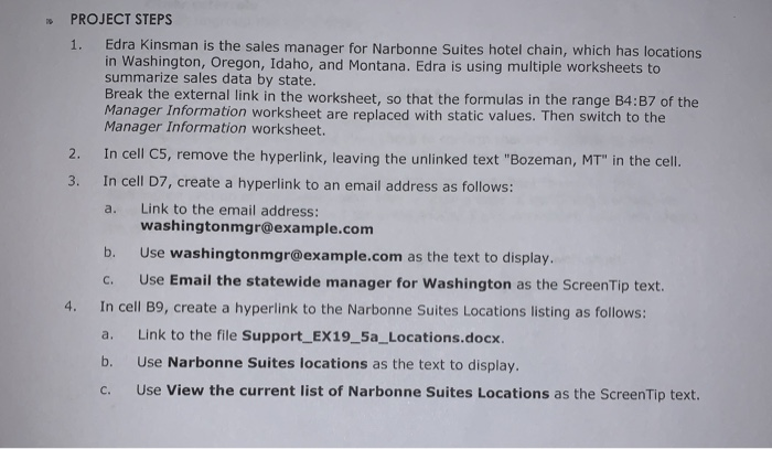  I need help figuring this out 2. in ce PROJECT STEPS