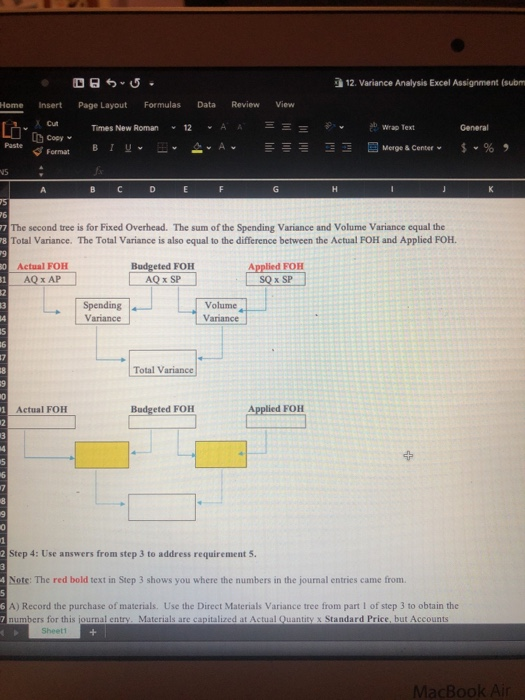 products is as follows: for production costing and control. The standard cost