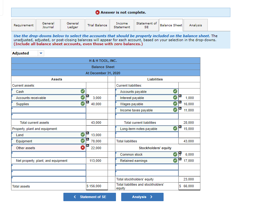 Cash 6,000 Accounts receivable 5,000 Supplies 13,000 Land Equipment 78,000 Accumulated depreciation