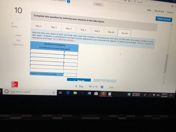 321,000 Net operating income S 199, 000 ces Required: 1. Compute (a)