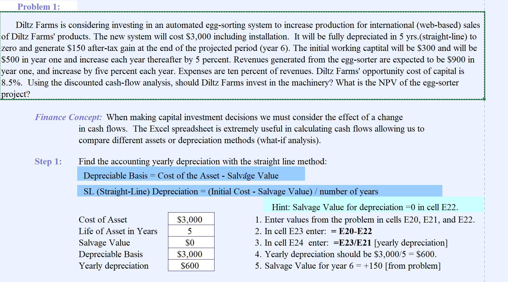 I think I am doing something wrong, help! Problem 1: Diltz