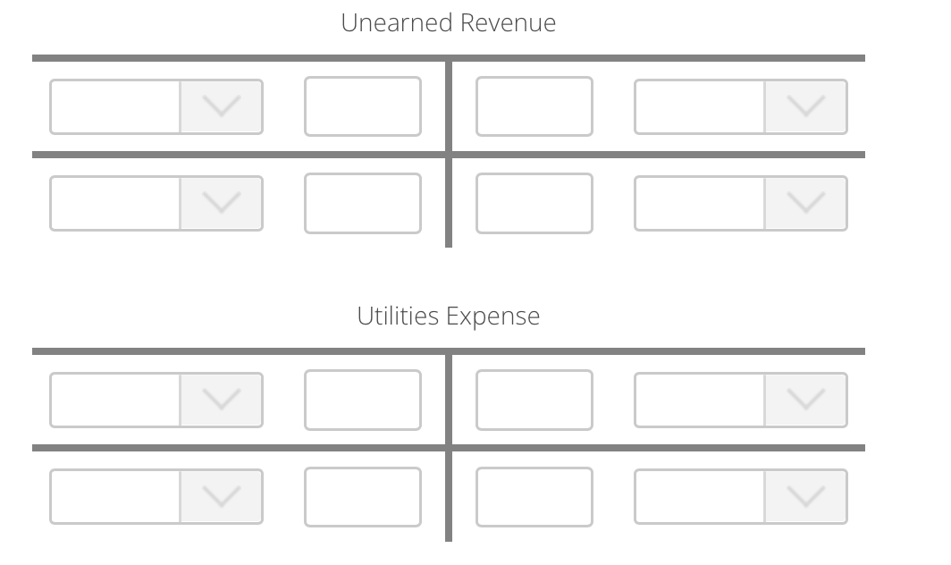 & Debit & Credit \\ \hline Dec. 20 & Cash & 15,700