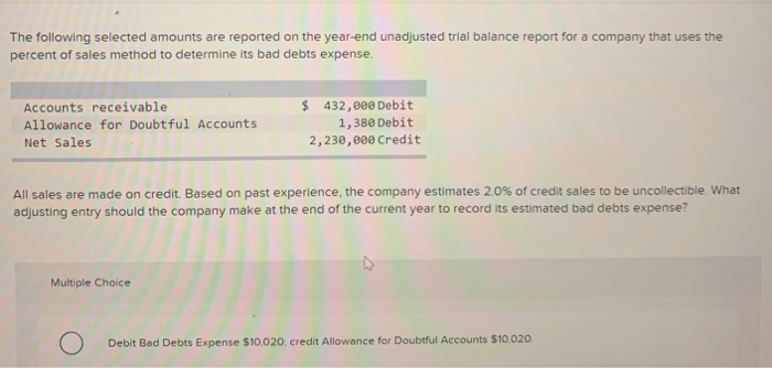  question 30 question 34 question 44 The following selected amounts are