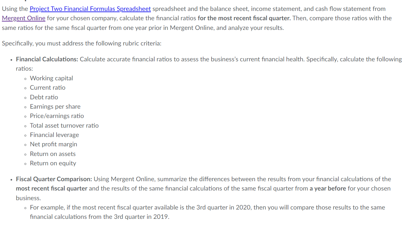  Using the Project Two Financial Formulas Spreadsheet spreadsheet and the balance