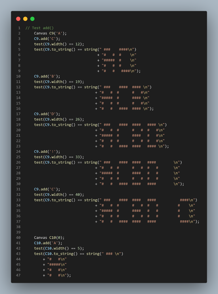 x) to the canvas.cpp file ---------------canvas.h-------------- #ifndef CANVAS_H #define CANVAS_H #include using