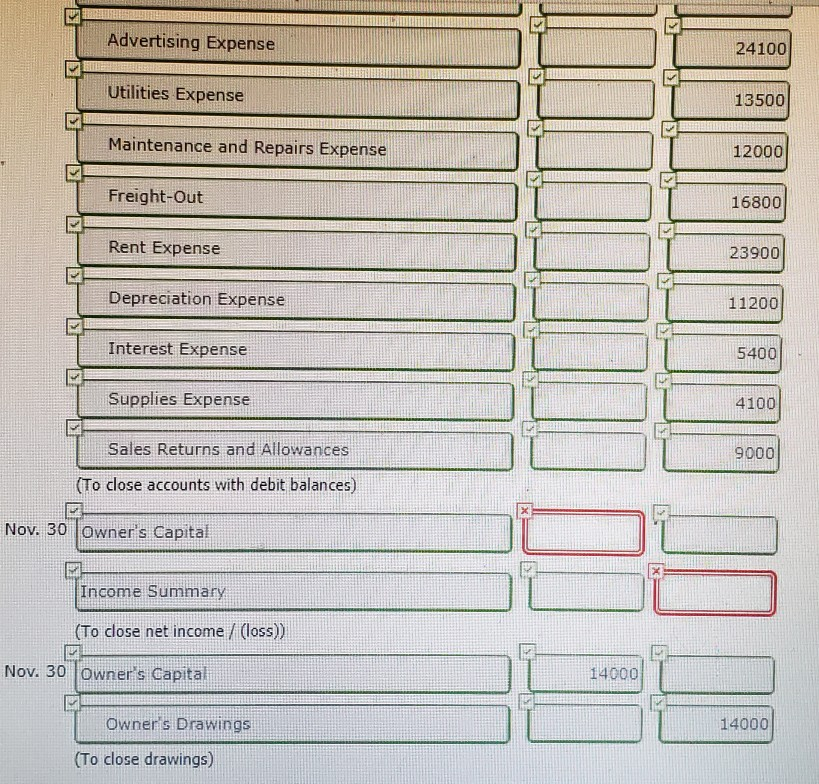 Depreciation is $11,200 on the equipment. 3. Interest of $5,400 is accrued