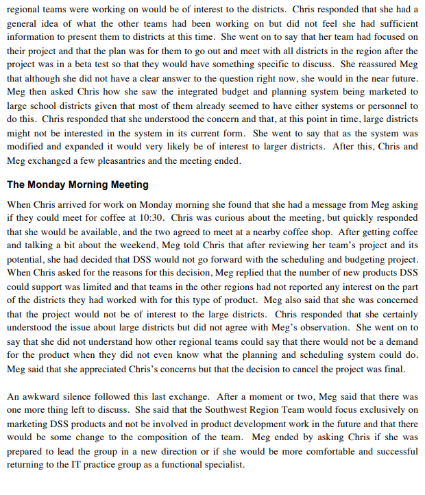 team had been working on over the last six months and plans