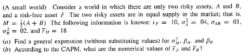 I need the answer to b A and B. A small world)