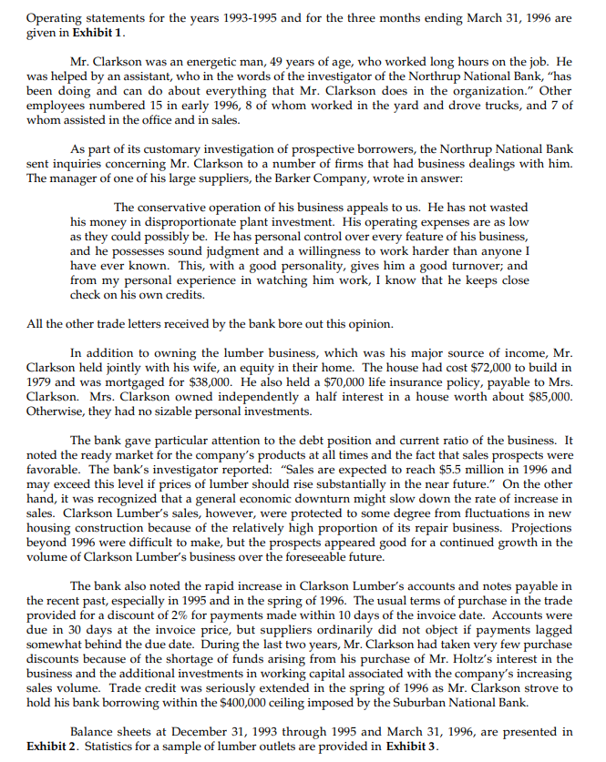 and what aspects are unattractive. That is, without crunching numbes, qualatitively discuss