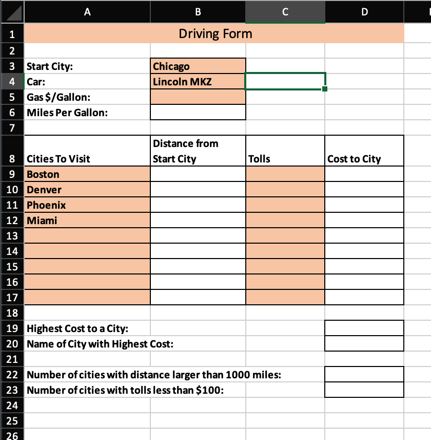 I have all the named ranges and data validations done already. EDIT: