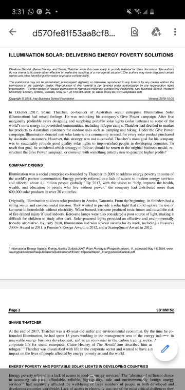  3:31 9 d570fe81f53aa8cf8... @ ILLUMINATION SOLAR: DELIVERING ENERGY POVERTY SOLUTIONS CleAnse