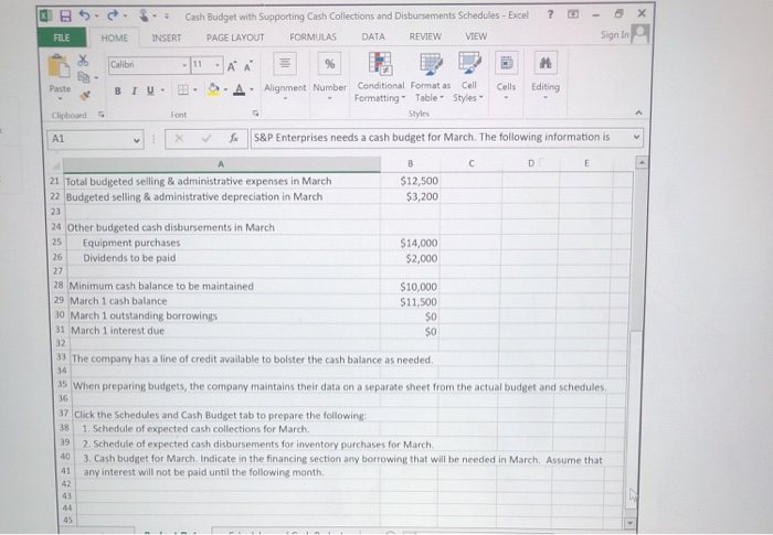 months of the year. The Controller has asked you to prepare the