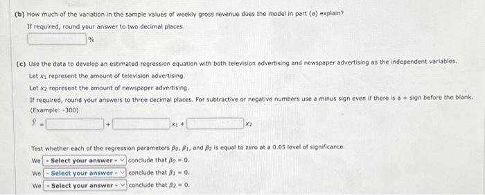 reference the data. DATA (a) Use the data to develop an estimated