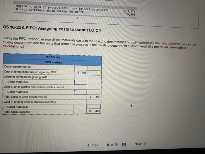 [The following information applies to the questions displayed below.) BOGO Inc. has