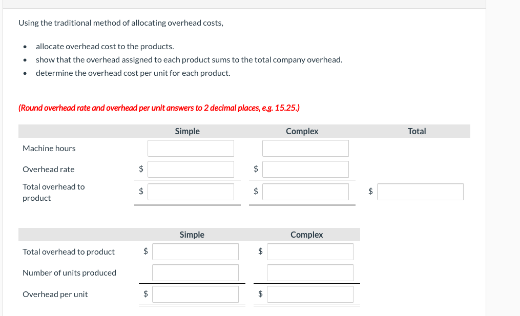 suggest, Simple is the more basic product, and Complex comes with all