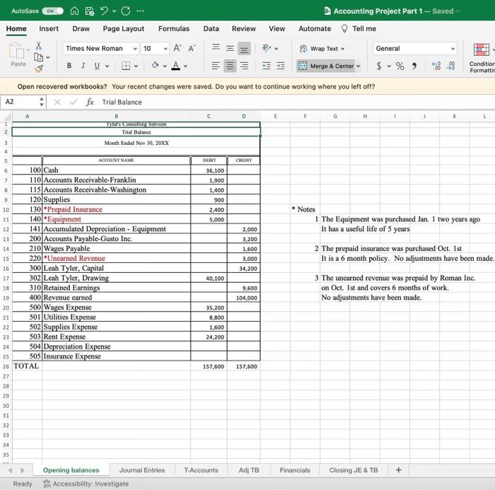 where I went wrong because my final balance for my T-account in