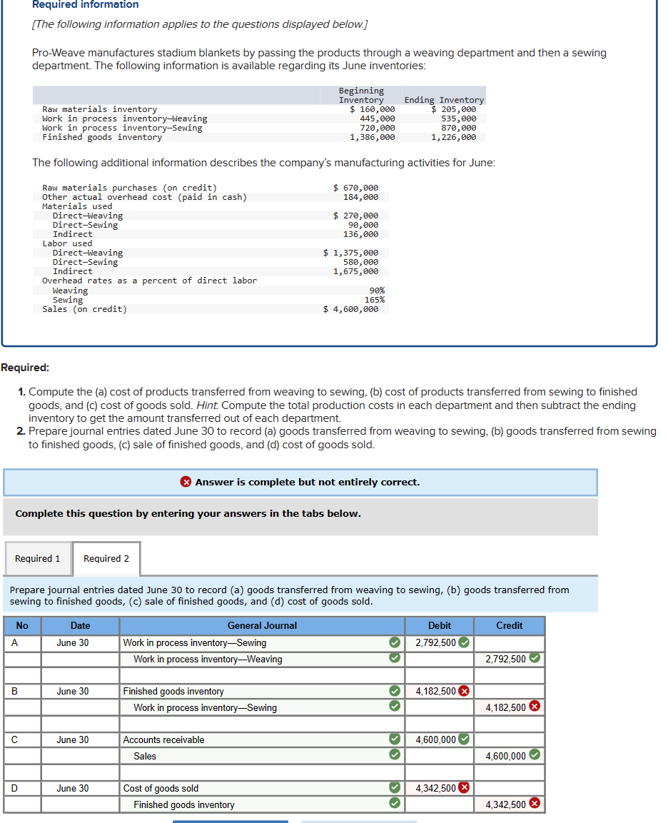 manufactures stadium blankets by passing the products through a weaving department and