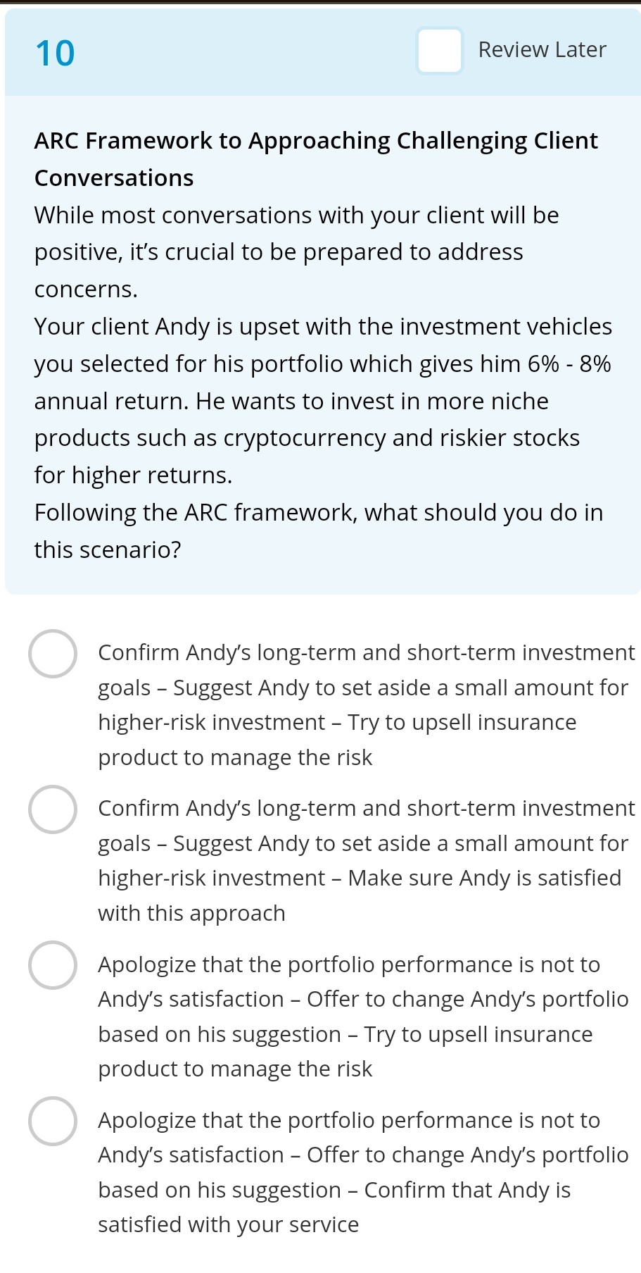 ARC Framework to Approaching Challenging Client Conversations While most conversations with