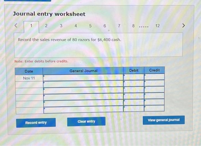 [The following information applies to the questions displayed below] On October 29