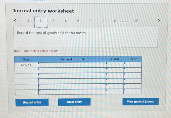 , Lobo Co. began operations by purchasing razors for resale. The razors