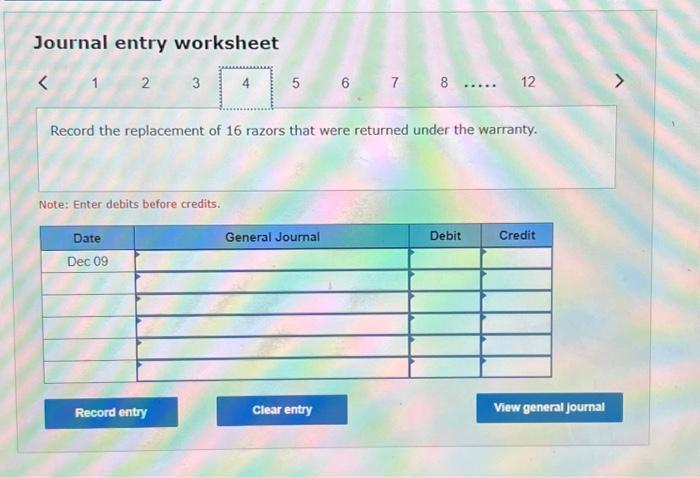discards it and mails a new one from Merchandise Inventory to the