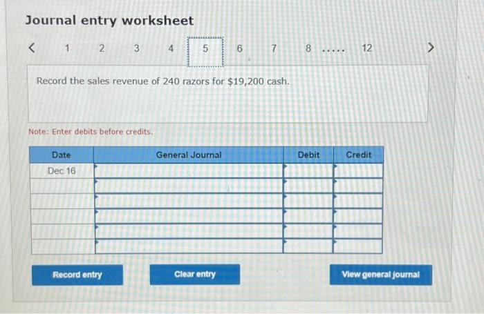 customer. The company's cost per new razor is $15 and its retail